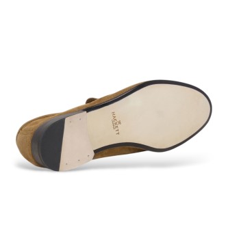 Hackett London Mocassini Howard Soft in pelle marrone
