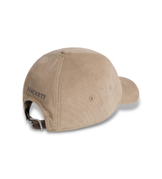 Hackett London Heritage H Cord beige Mtze