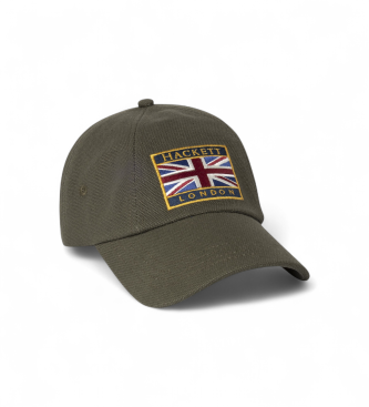 Hackett London Rally cap green