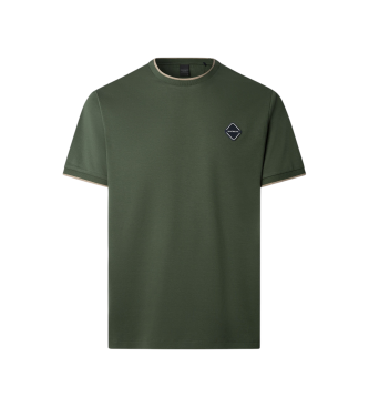 Hackett London Hs Badge T-shirt zielony