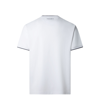 Hackett London Hs Badge T-shirt biały