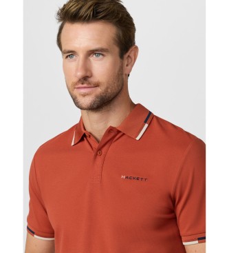 Hackett London Coast orange polo shirt