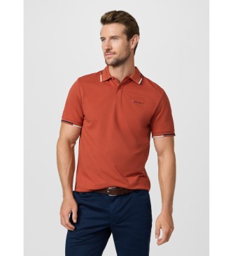 Hackett London Coast orange polo shirt