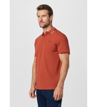 Hackett London Coast orange polo shirt