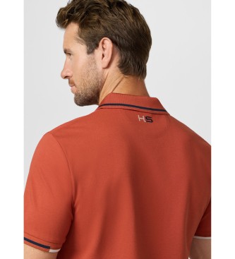 Hackett London Coast orange polo shirt