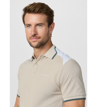 Hackett London HS Colour Block beige polotr�ja