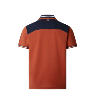 Hackett London Poloshirt Colour Block orange