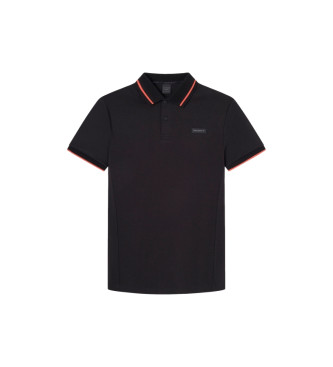 Hackett London Polo Hs Equinox zwart