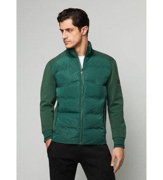Hackett London Jacket Hs Equinox Quilt Fz green
