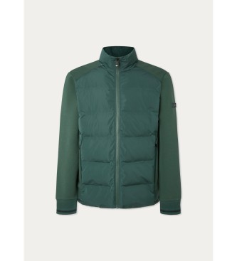 Hackett London Jacket Hs Equinox Quilt Fz green