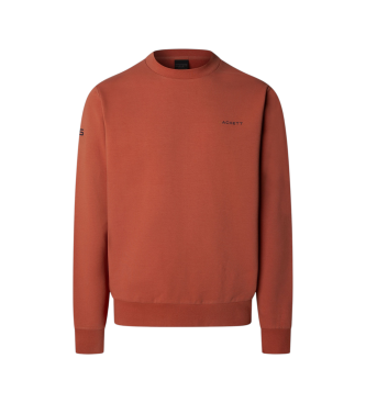Hackett London Felpa HS Essential Crew arancione