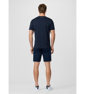 Hackett London Club graphic t-shirt with navy classic fit logo