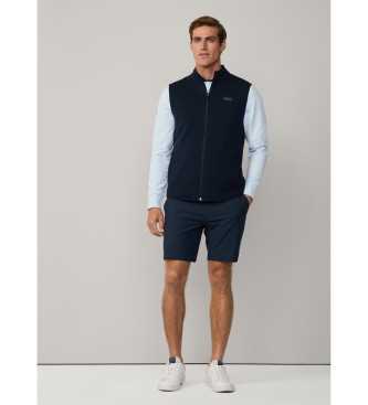 Hackett London Gilet reversibile blu scuro