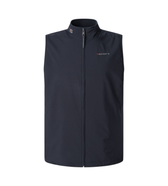 Hackett London Gilet reversibile blu scuro