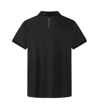 Hackett London Hs Glf Strike zwart poloshirt