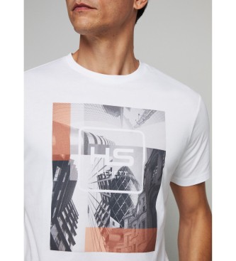 Hackett London T-shirt grafica HS bianca