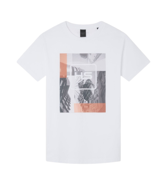 Hackett London T-shirt grafica HS bianca