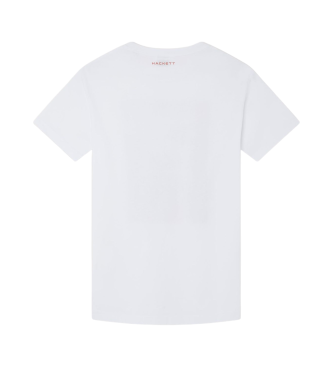 Hackett London T-shirt grafica HS bianca