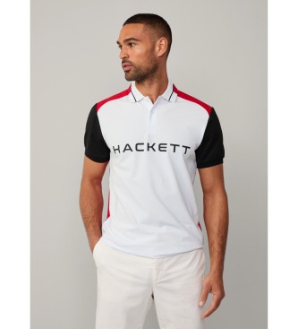 Hackett London Sport polotrja med klassisk passform vit