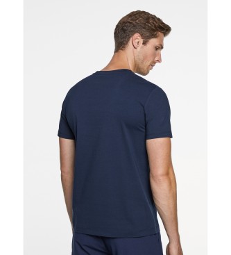 Hackett London Camiseta Outline marino