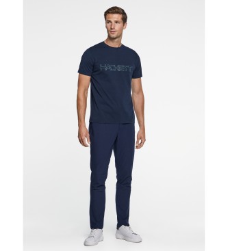 Hackett London Granatowa koszulka HS