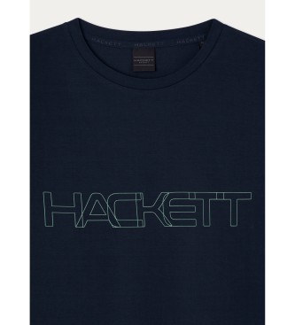 Hackett London Outline T-shirt marine