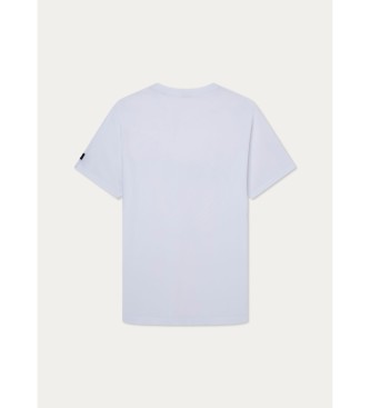Hackett London Outline-T-Shirt wei