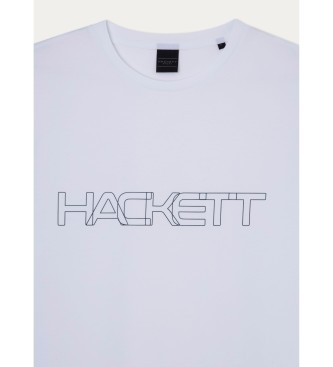 HACKETT HM500769 HS HACKETT OUTLINE Camisetas Manga corta Hombre Blanco