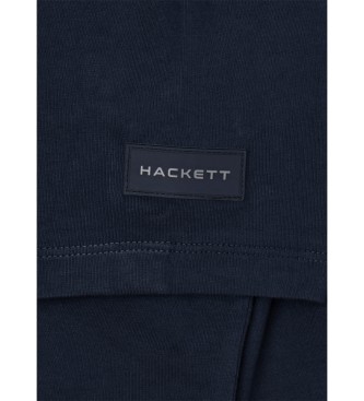 Hackett London T-shirt semplice blu scuro