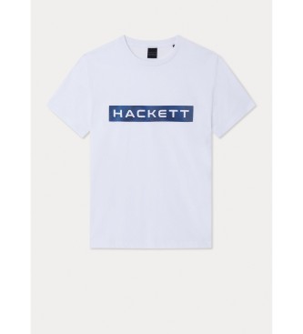 Hackett HS Logo Printed T-Shirt White