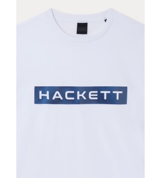 Hackett HS Logo Printed T-Shirt White
