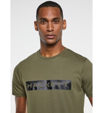 Hackett HS Logo Printed T-Shirt Green