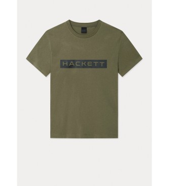 Hackett Camiseta HS Logo Estampado Verde