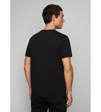 Hackett London T-shirt noir  coupe classique