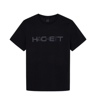 Hackett London T-shirt noir  coupe classique