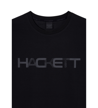 Hackett London T-shirt noir  coupe classique