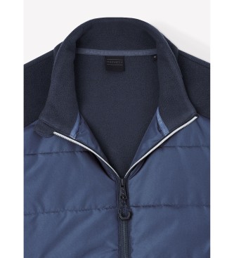 Hackett London Hybrid Jacket Blue