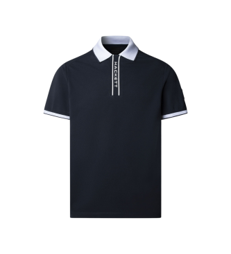 Hackett London Poloshirt marineblau