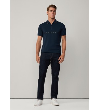 Hackett London Polo fit slim Sport marino