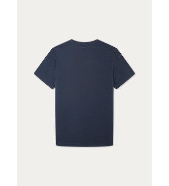 Hackett London T-shirt Hs Insert Logo marine