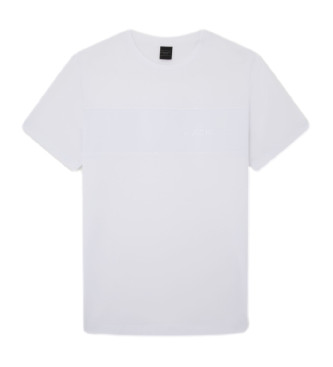 Hackett London T-shirt bianca con logo Hs Insert