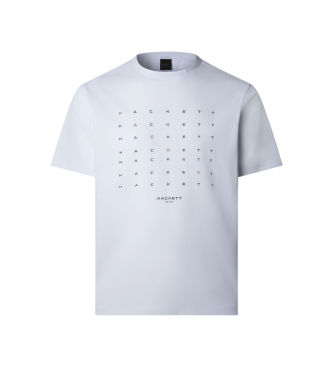 Hackett London T-shirt Hs Micro biały