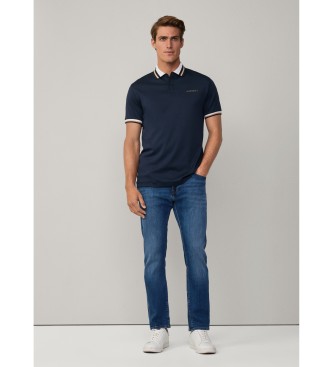 Hackett London Polo Hs Resort Colletto Blu Navy