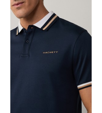 Hackett London Polo Hs Resort Kragen navy