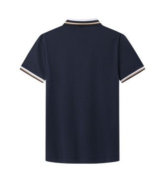 Hackett London Polo Hs Resort Colletto Blu Navy