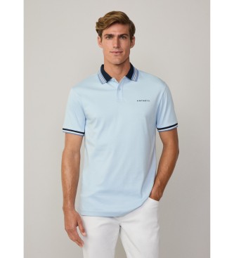 Hackett London Polo Hs Resort Collar azul