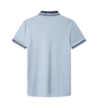 Hackett London Polo Hs Resort Collar blue