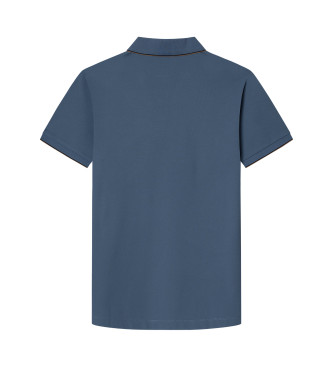 Hackett London Sport-Poloshirt in klassischer Passform blau