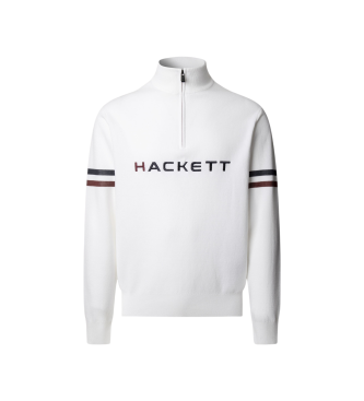 Hackett London Jersey Ski blanco
