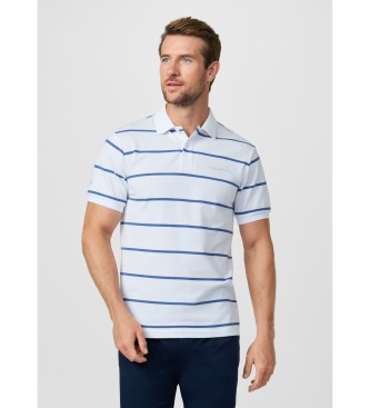 Hackett London HS Stripe polo wit
